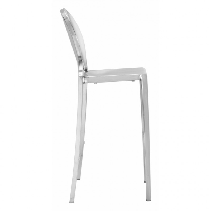 100552 Image2 Eclipse Bar Chair Set Of 2 Stainless Steel