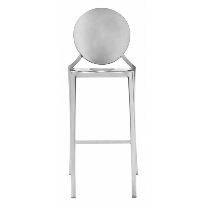 100552 Image3 Eclipse Bar Chair Set Of 2 Stainless Steel