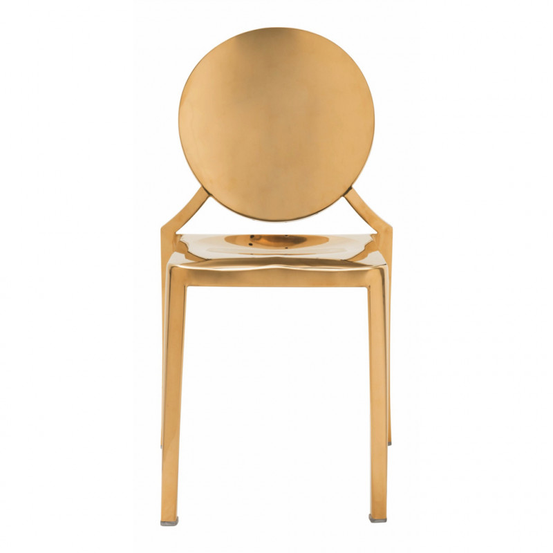 100553 Image3 Eclipse Dining Chair Set Of 2 Gold
