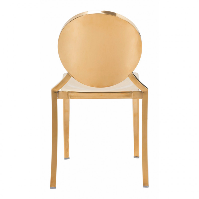 100553 Image4 Eclipse Dining Chair Set Of 2 Gold