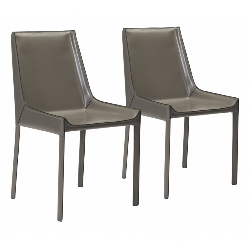 100648 Fashion Dining Chair (Set of 2) Gray