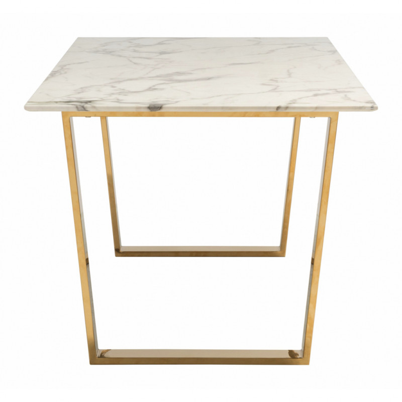 100652 Image2 Atlas Dining Table White Gold