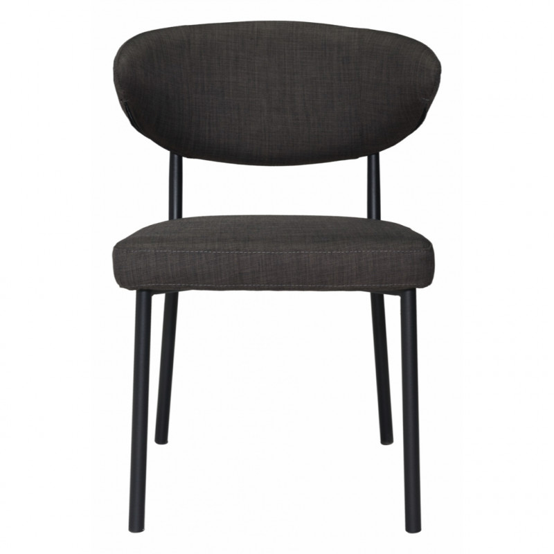 100764 Image3 Pontus Dining Chair Set Of 2 Charcoal Gray