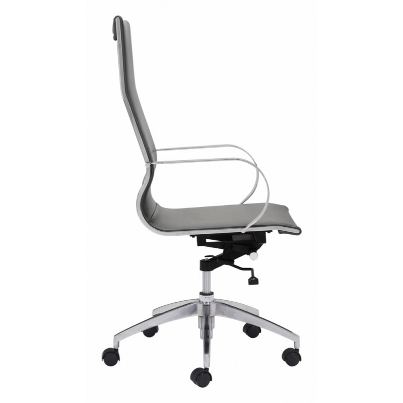 100834 Image2 Glider High Back Office Chair Gray