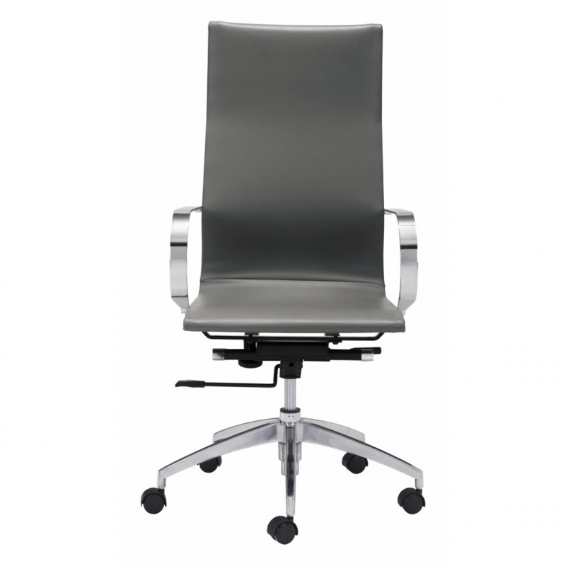 100834 Image3 Glider High Back Office Chair Gray
