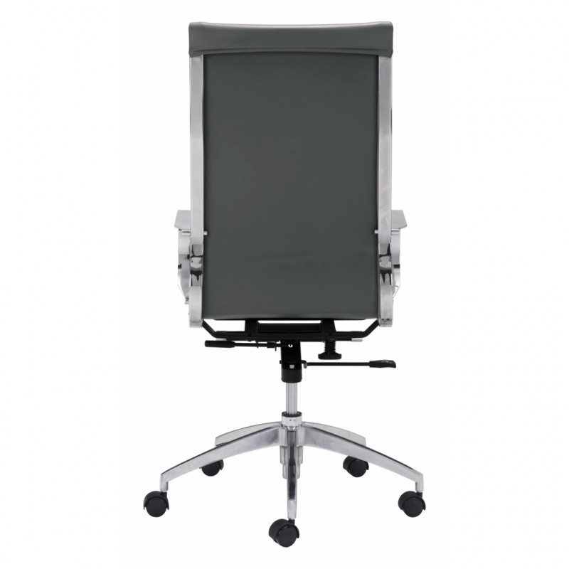 100834 Image4 Glider High Back Office Chair Gray