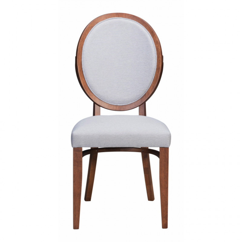 100982 Image3 Regents Dining Chair Set Of 2 Walnut Gray