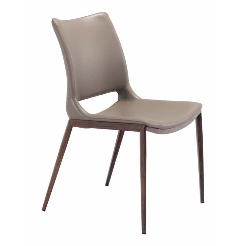 101282 Image1 Ace Dining Chair Set Of 2 Gray Walnut