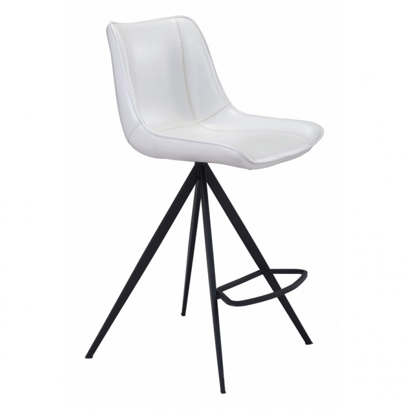 101393 Image1 Aki Counter Chair Set Of 2 White Black
