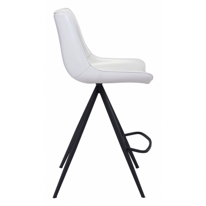 101393 Image2 Aki Counter Chair Set Of 2 White Black