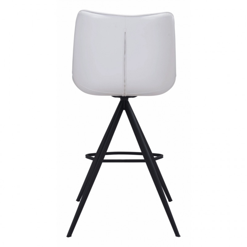 101393 Image4 Aki Counter Chair Set Of 2 White Black