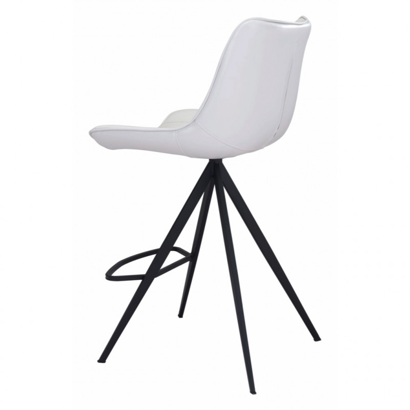 101393 Image5 Aki Counter Chair Set Of 2 White Black