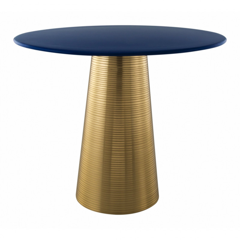 101449 Reo Side Table Blue & Gold