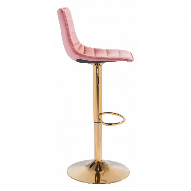 101454 Image2 Prima Bar Chair Pink Gold