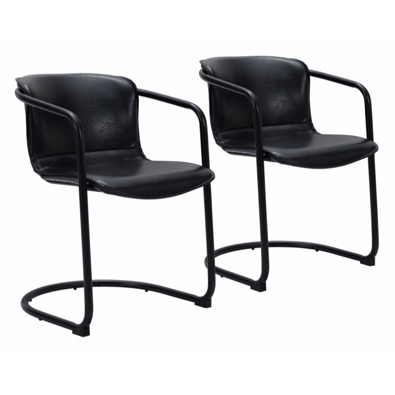 101565 Paxton Dining Chair (Set of 2) Black