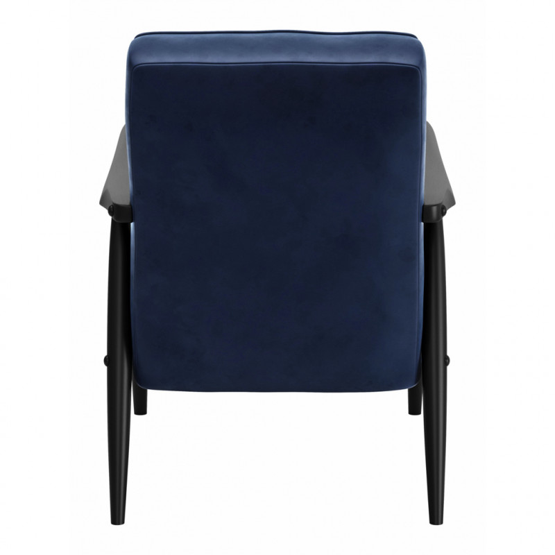 101683 Image4 Rocky Velvet Arm Chair Blue