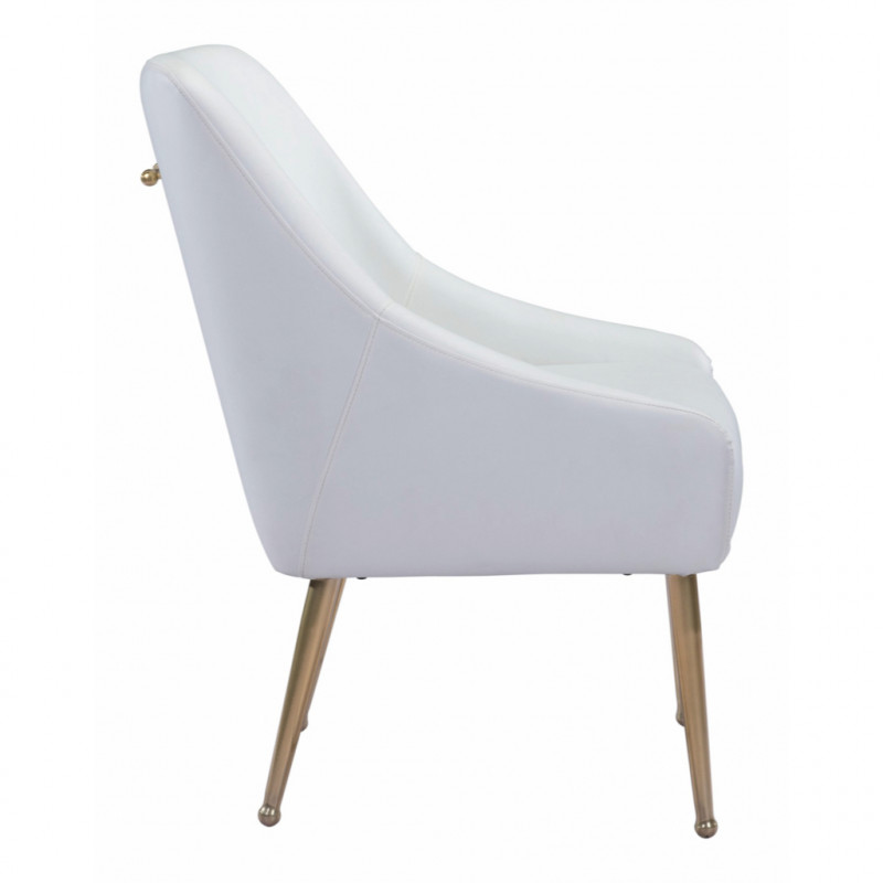 101724 Image2 Mira Dining Chair White Gold