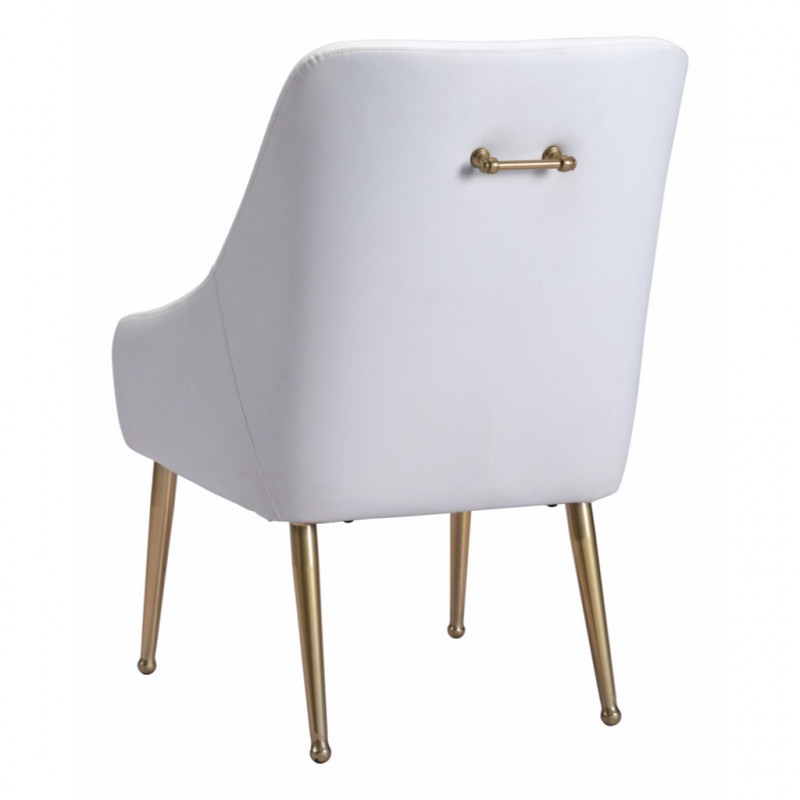 101724 Image5 Mira Dining Chair White Gold