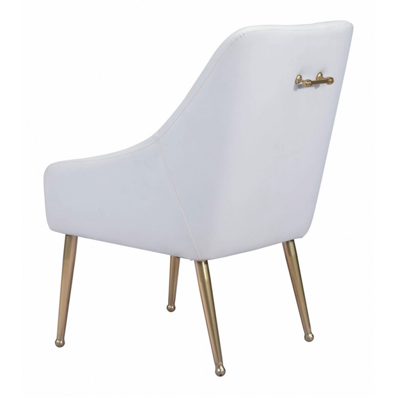 101724 Image6 Mira Dining Chair White Gold