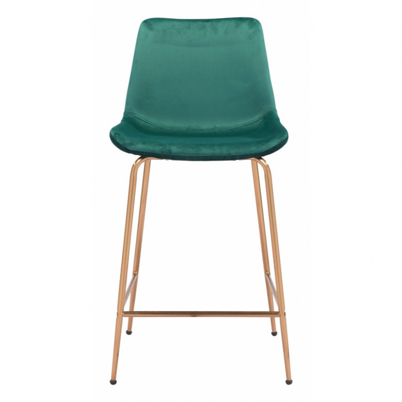 101762 Image3 Tony Counter Chair Green Gold