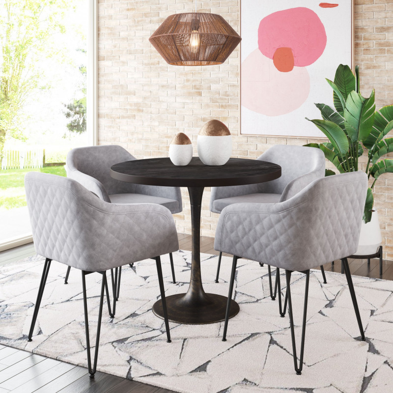 101843 Montreal Dining Table Black