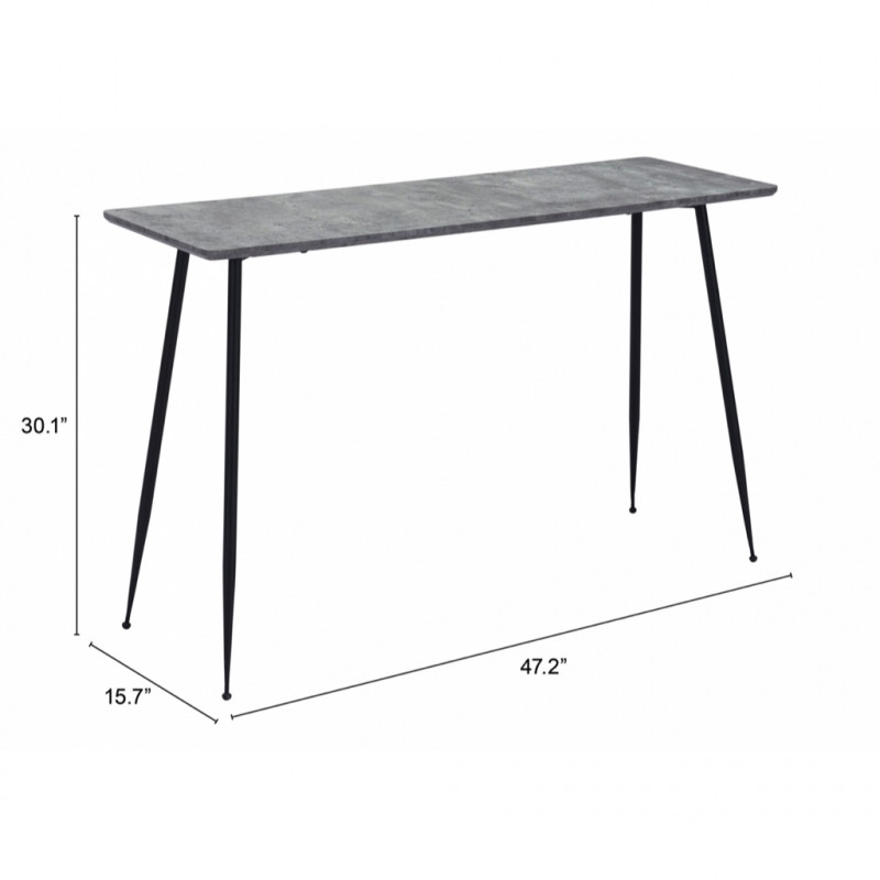 101887 Dimension Gard Console Table Gray
