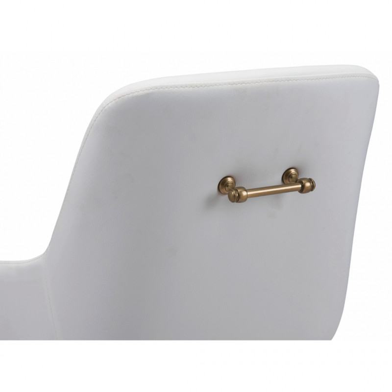 101907 Image6 Mira Counter Chair White Gold