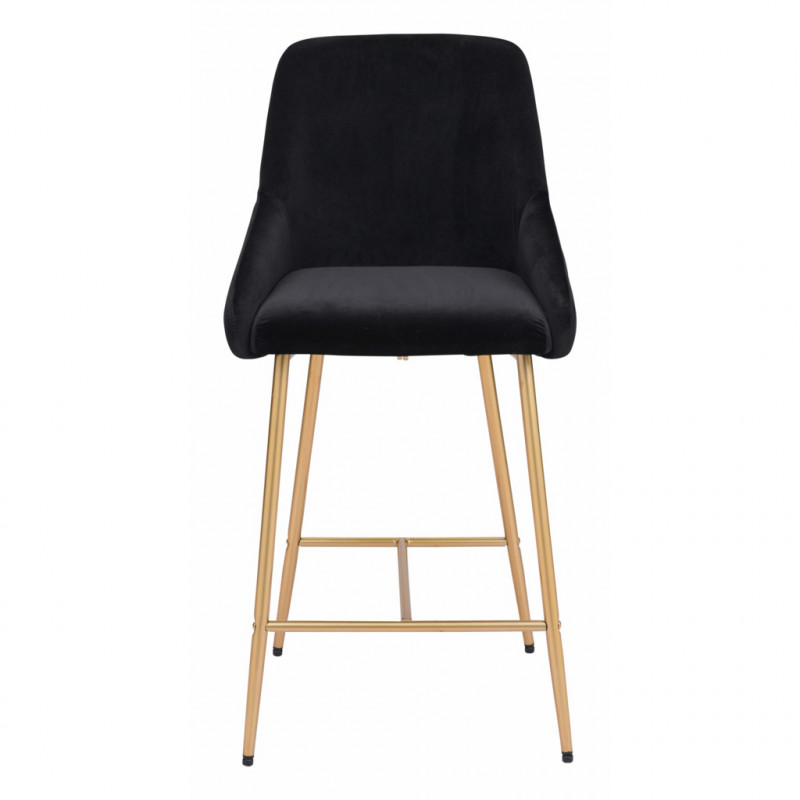 101910 Image3 Mira Counter Chair Black Gold