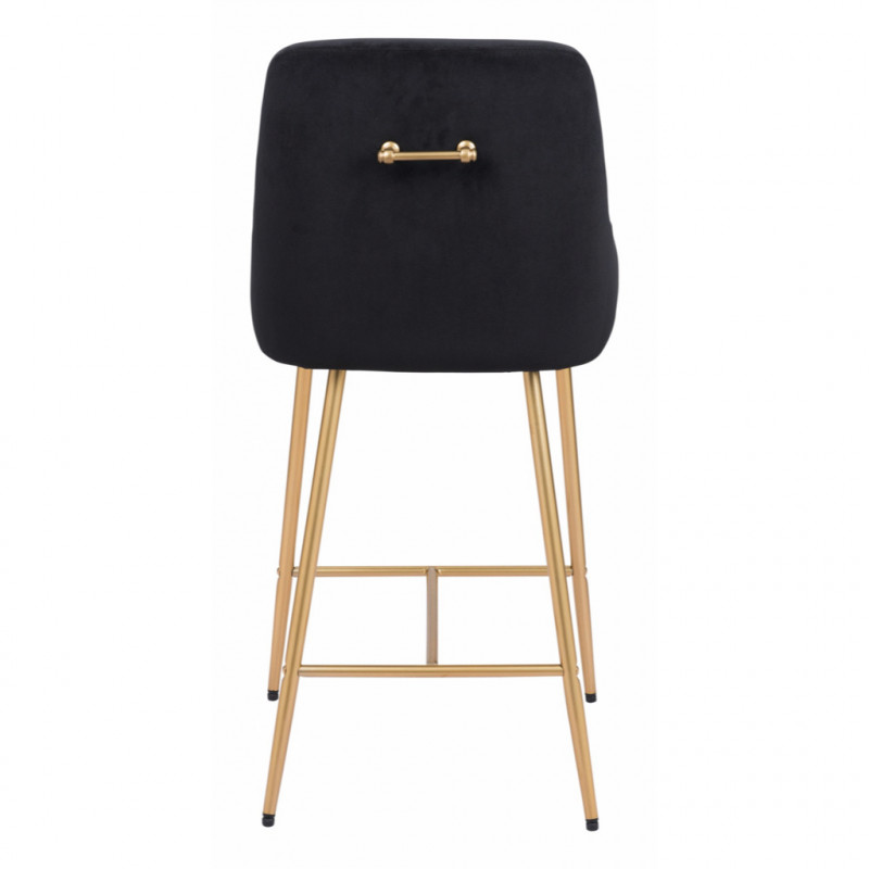101910 Image4 Mira Counter Chair Black Gold