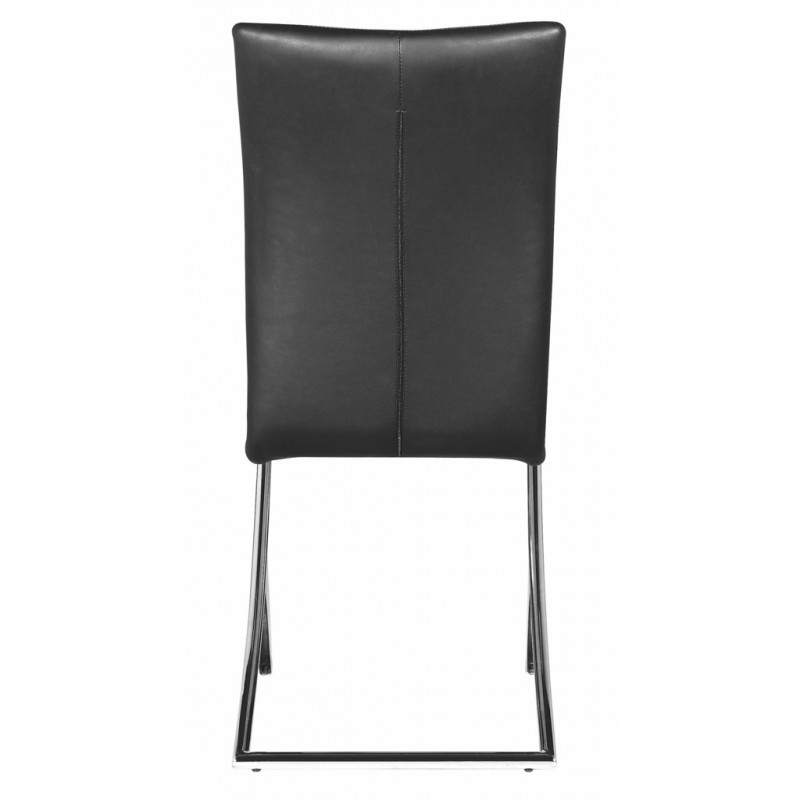102101 Image4 Delfin Dining Chair Set Of 2 Black