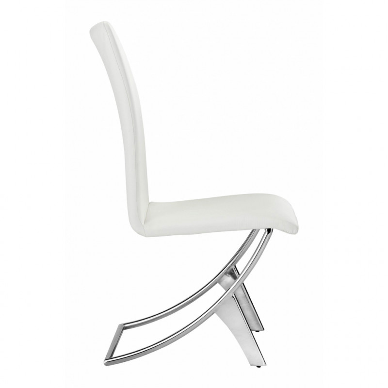 102102 Image2 Delfin Dining Chair Set Of 2 White