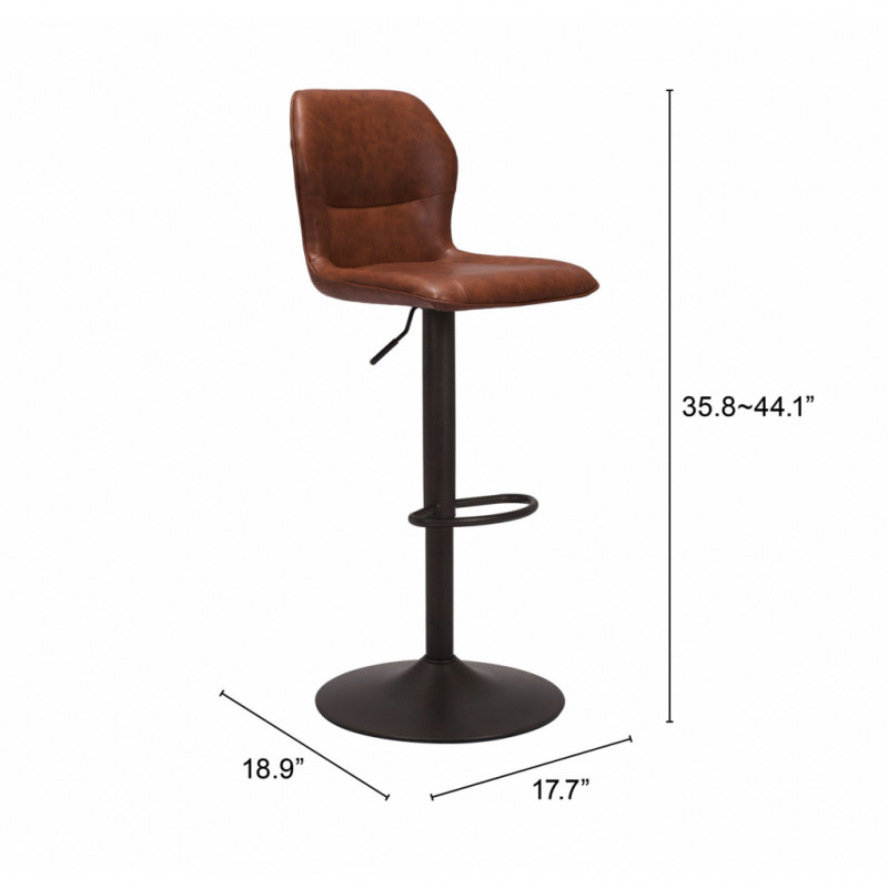 109034 Dimension Vital Bar Chair Vintage Brown