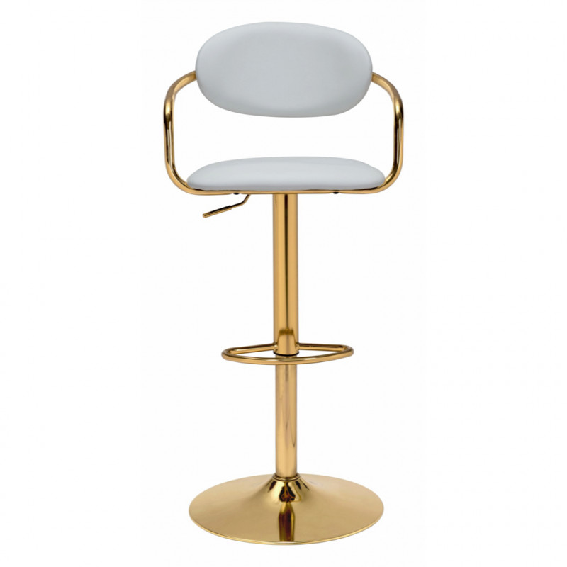 109036 Image3 Gusto Bar Chair White Gold