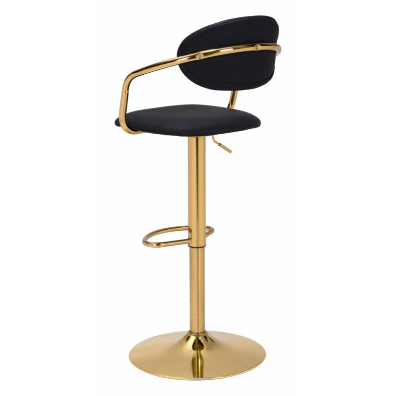 109037 Image5 Gusto Bar Chair Black Gold