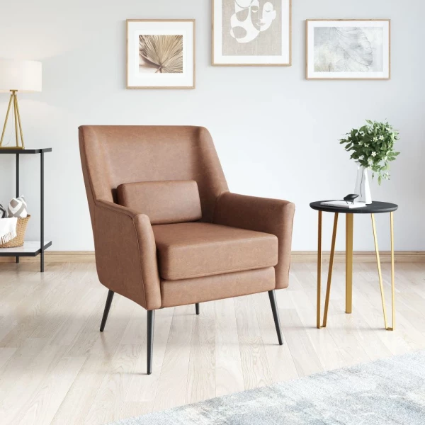 109049 Ontario Accent Chair Vintage Brown