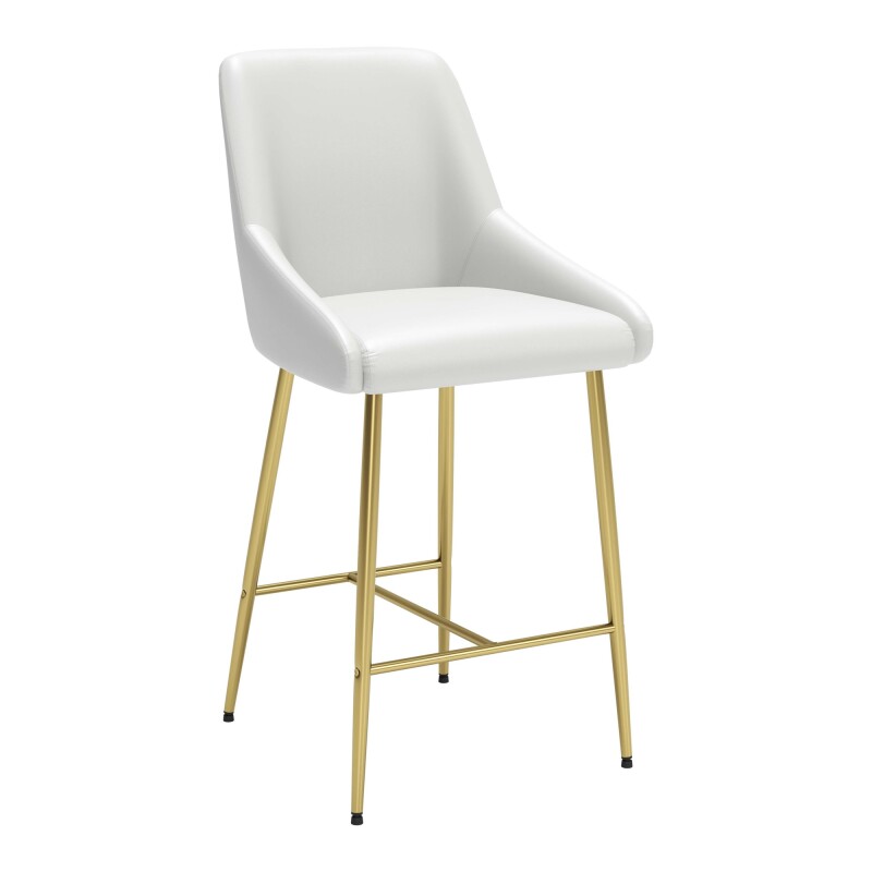 109378 Madelaine Counter Chair White