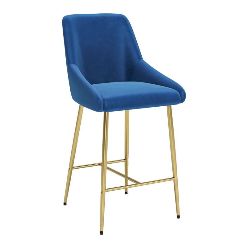 109379 Madelaine Counter Chair Navy
