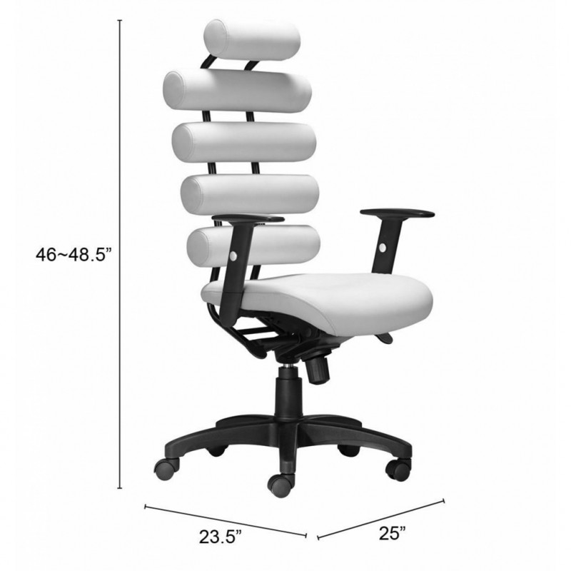 205051 Dimension Unico Office Chair White