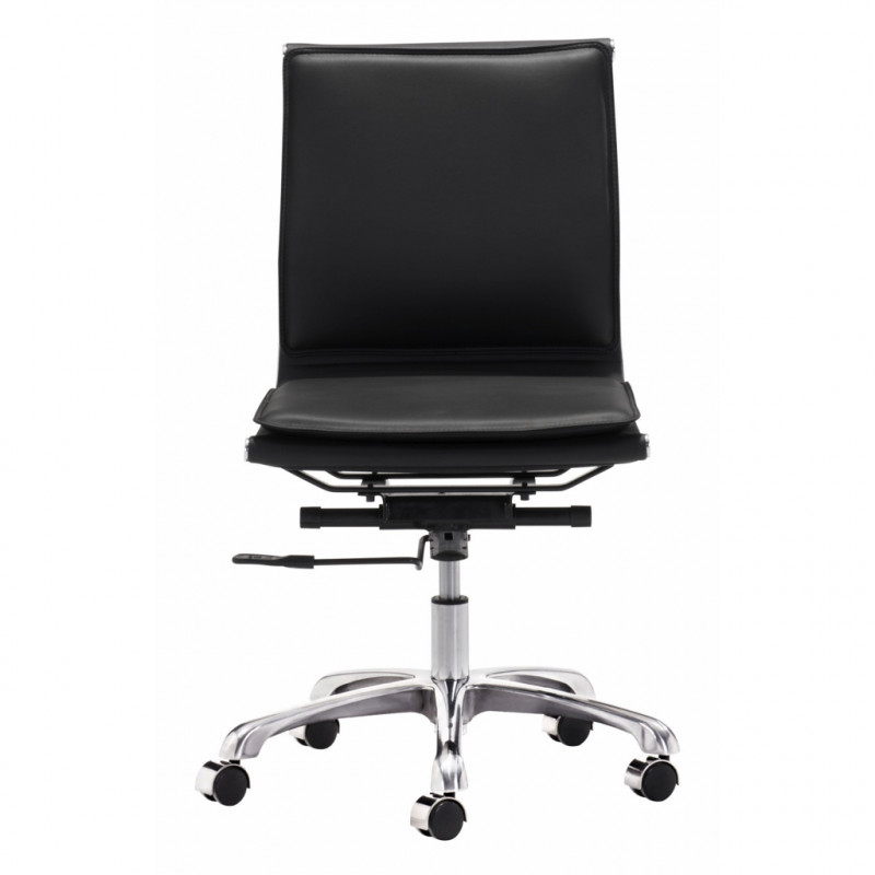 215218 Image3 Lider Plus Armless Office Chair Black