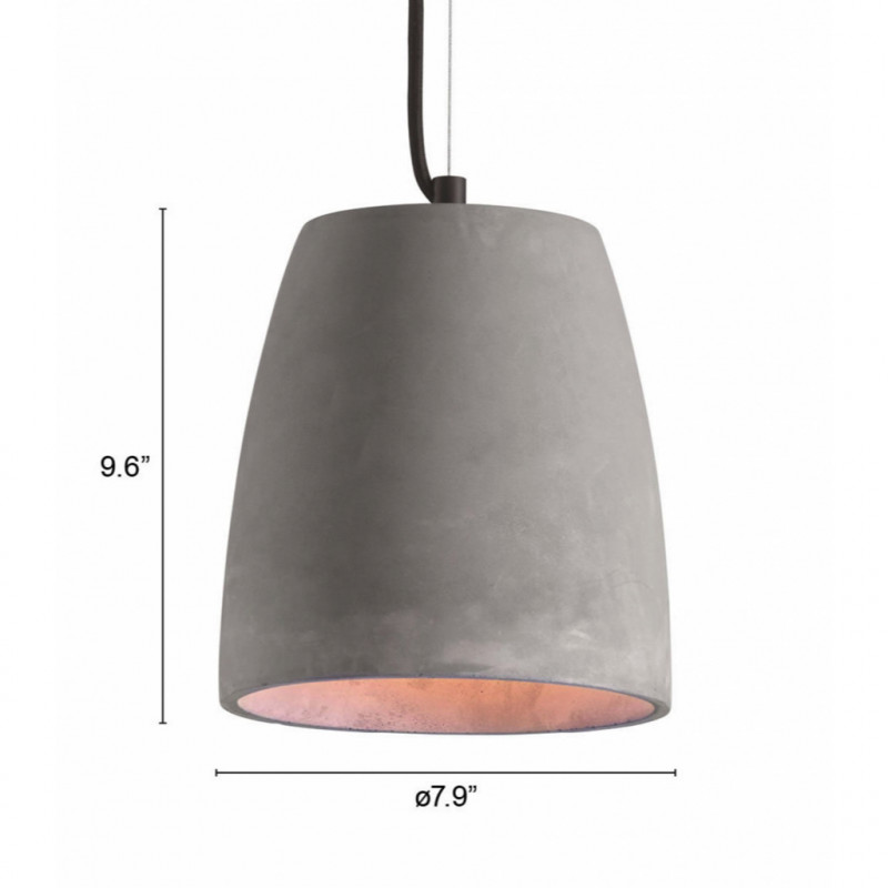 50205 Dimension Fortune Ceiling Lamp Gray
