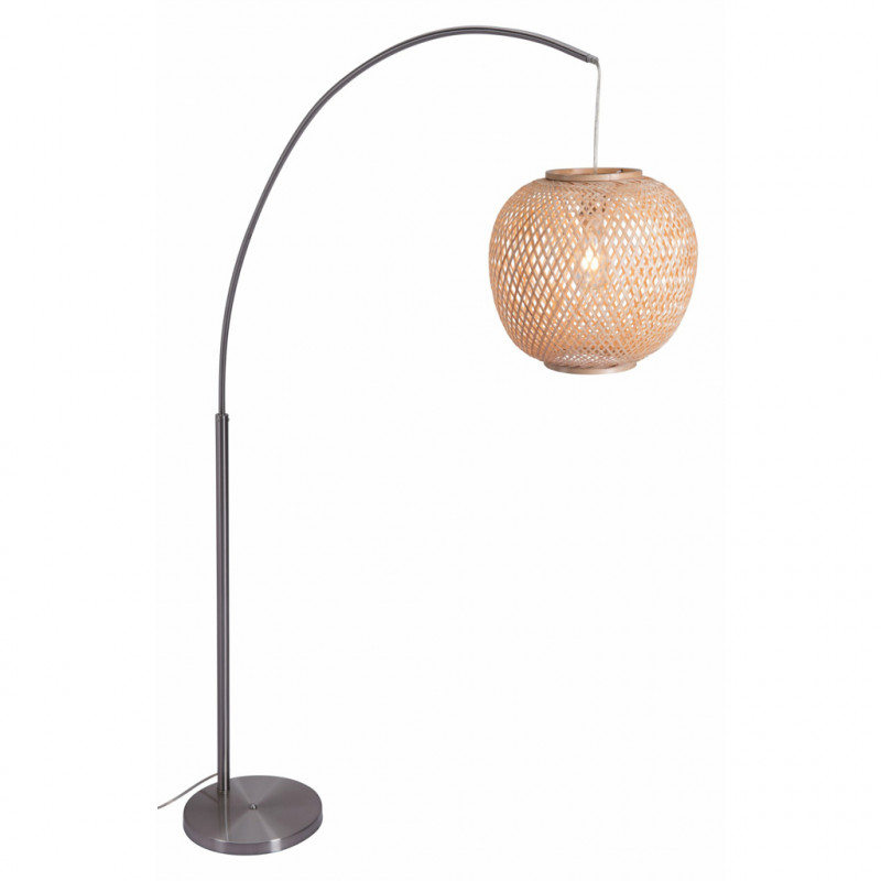 56098 Halzey Floor Lamp Natural