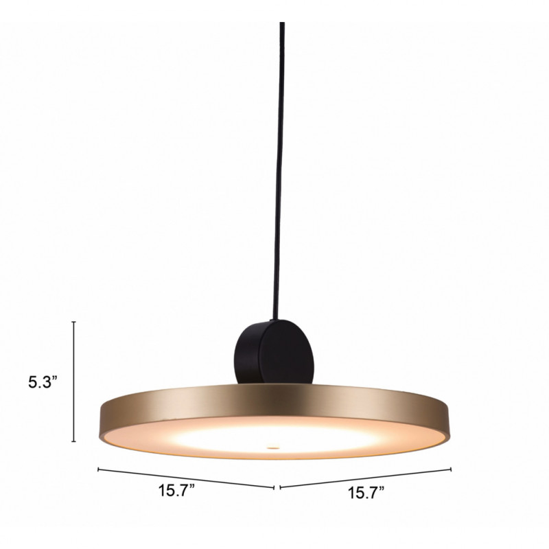 56105 Dimension Mozu Ceiling Lamp Gold