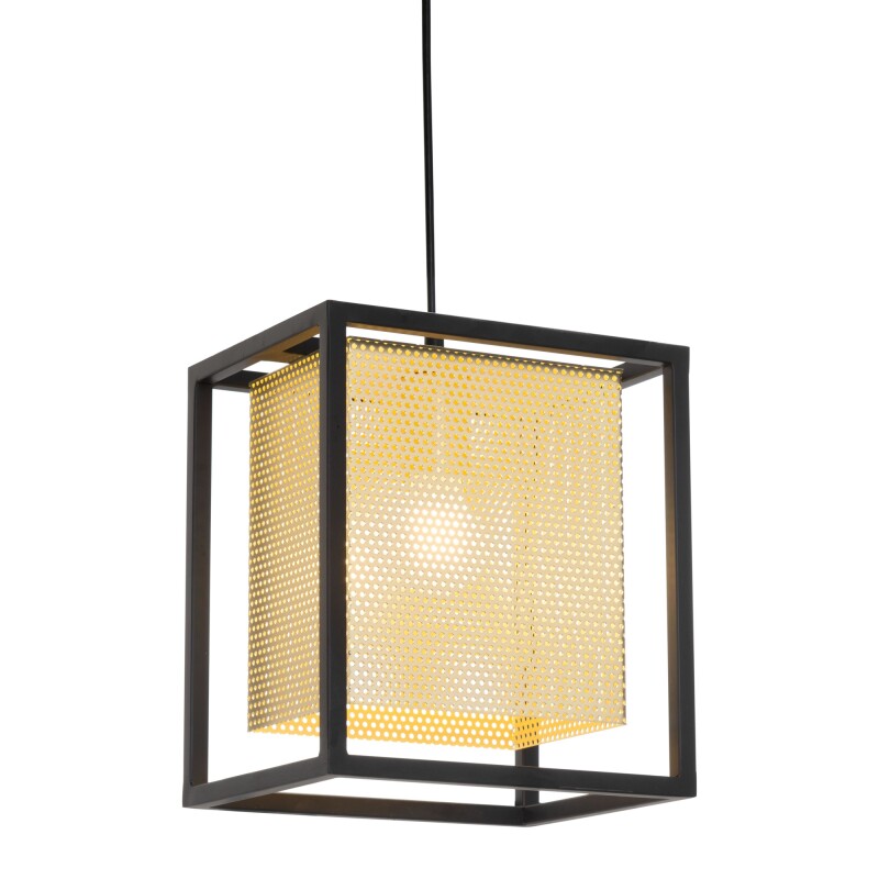 56128 Yves Ceiling Lamp Gold & Black