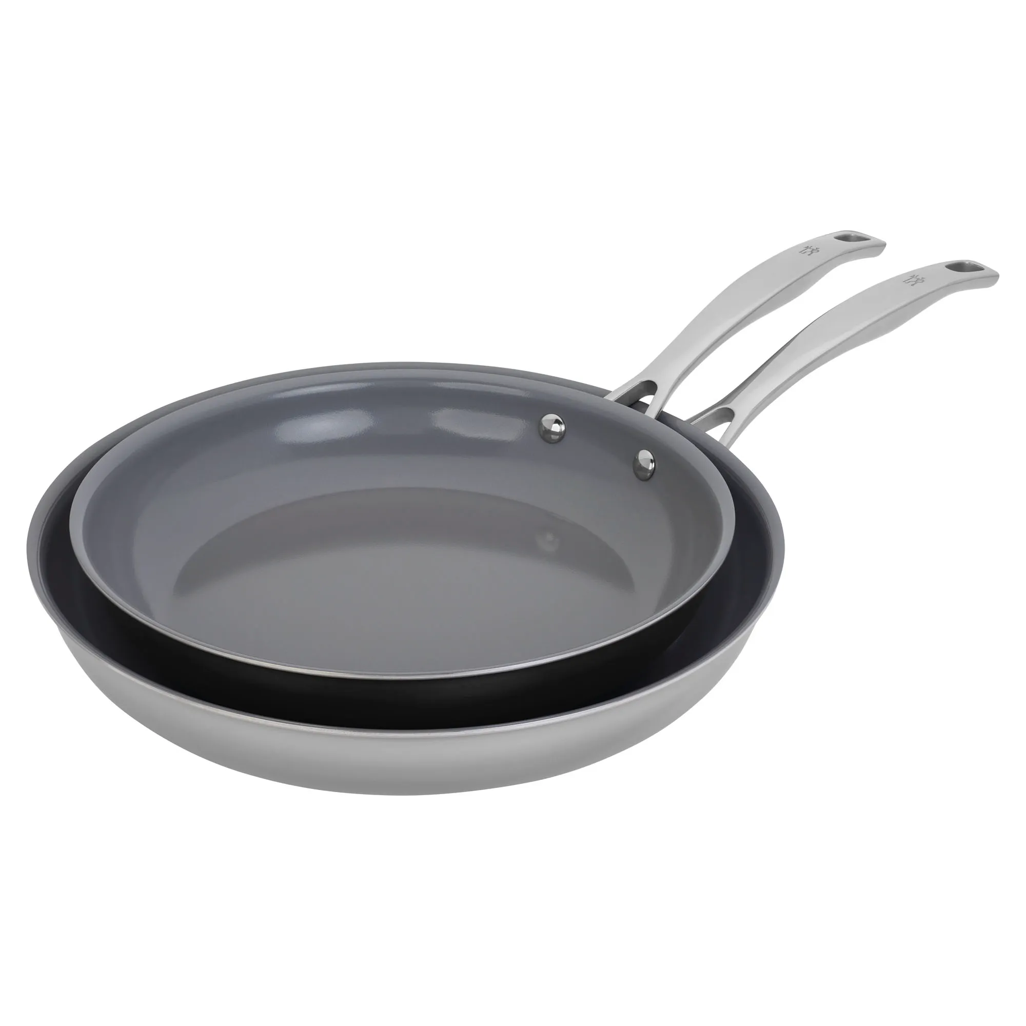 Zwilling Clad Cfx 12-inch Stainless Steel Ceramic Nonstick Fry Pan