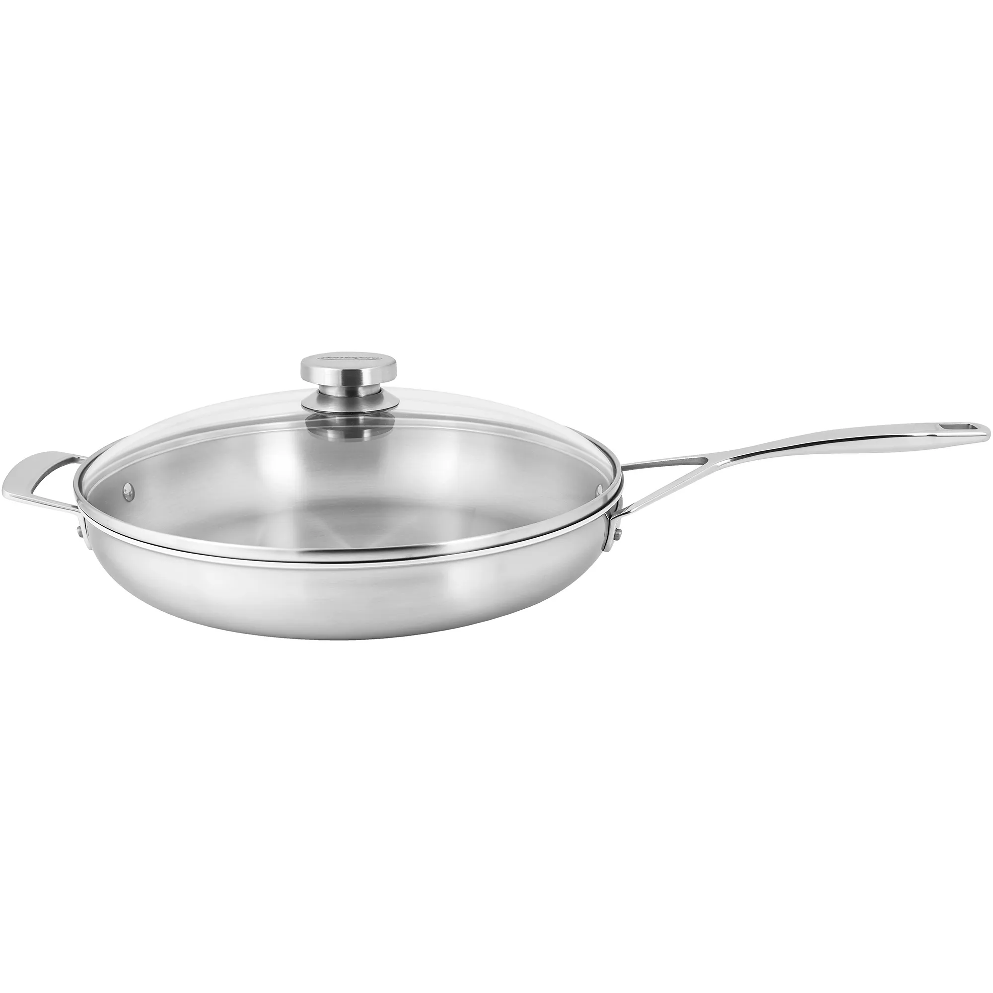 Stainless Steel Wok - 12.5-Inch