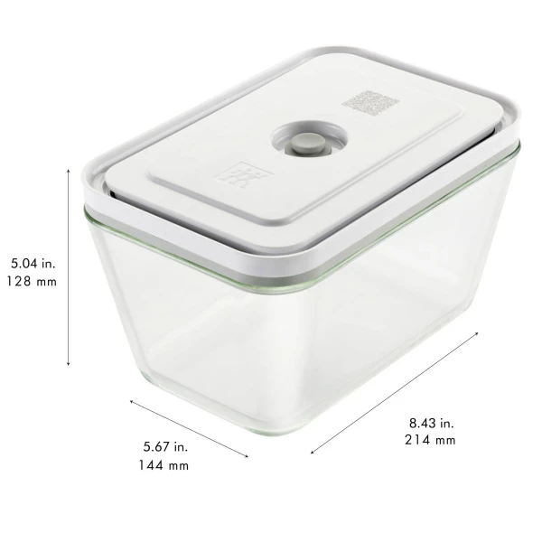 ZWILLING Fresh & Save 3-pc Glass Food Storage Container, Meal Prep