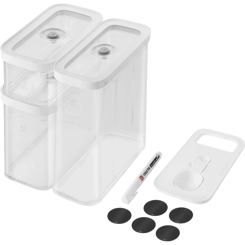 Zwilling Fresh & Save Cube Box Set, 3-Pc, Plasic, Airtight Dry Food Storage  Container, Medium Cube Set