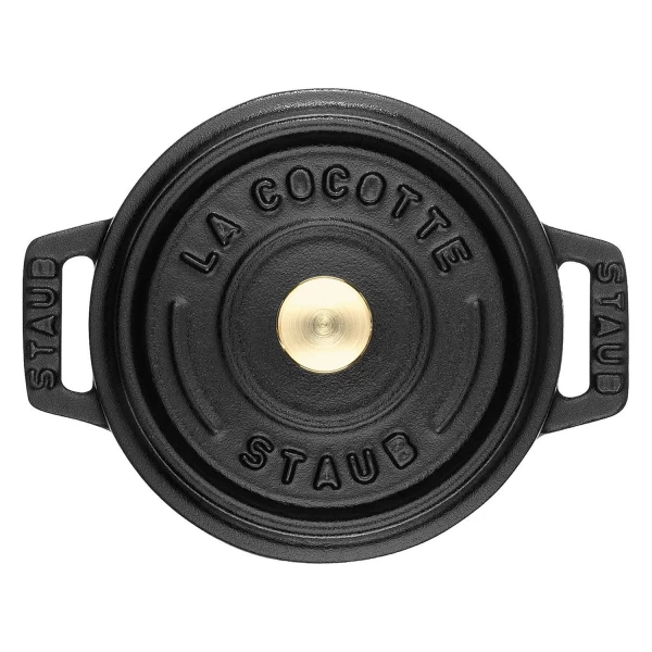 Staub Cocotte Round 5.5Qt - Black, Cookware