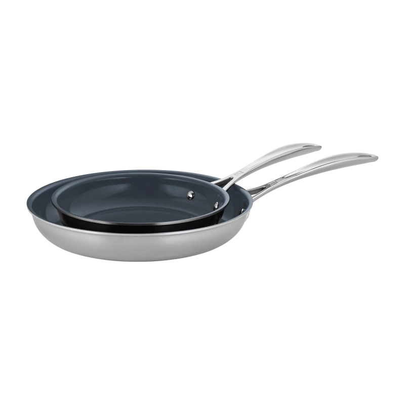 ZWILLING Clad CFX 10-inch Stainless Steel Ceramic Nonstick Fry Pan